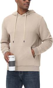lot 3248 image: Satankud Mens Fashion Hoodies & Sweatshirts Geometric Texture Long Sleeve Casual Pullover Hoodie with Pocket, Medium