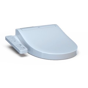 lot 2894 image: TOTO  WASHLET  KC2 Electronic Bidet Toilet Seat with Heated Seat and SoftClose Lid, Round, Cotton White - SW3023#01