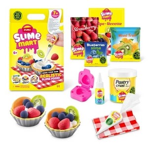 lot 2910 image: Slime Mart Small Bag Fruit Tart Pretend Play Food Themed DIY Slime Craft Toys by ZURU
