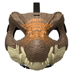lot 2919 image: Jurassic World Rebirth Spinosaurus Dinosaur Mask, Role-Play Head Wear, Movie-Inspired Costume Gear stock photo approximate