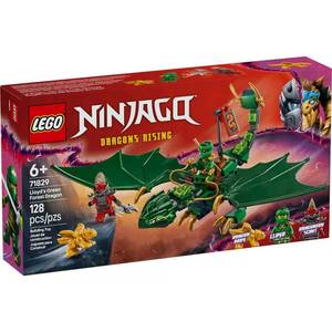 lot 3277 image: LEGO Ninjago Lloyds Green Forest Dragon Building Toy Multi