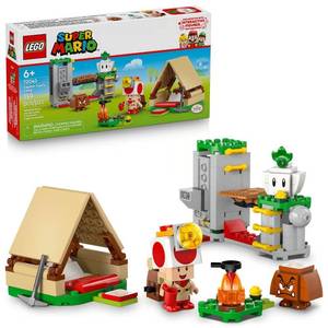 lot 3307 image: LEGO Super Mario Captain Toads Camp Building Set Multi 159 pc