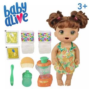 lot 3308 image: Baby Alive Magical Mixer Baby Doll Pineapple Treat