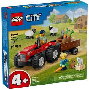 lot 3309 image: LEGO CITY Tractor with Trailer Building Toy Multi