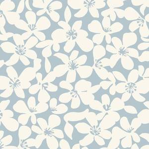 lot 3449 image: Heroad Floral Peel and Stick Wallpaper Boho Blue and Beige Contact Paper Self-Adhesive Removable Wall Paper for Cabinets Drawers Bedroom Bathroom Wall Decor Waterproof Vinyl Roll 17.3x78.7