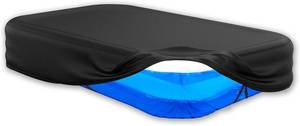 lot 3557 image: Rectangular Pool Cover for Inflatable Pool, 10.2x6.2x1.7ft 210D PU Water Proof Rectangle Blow Up Pool Cover, Square Above Ground Swimming Pool Cover with Accessories Elastic Band & Buckle Loop