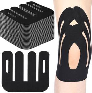 lot 3559 image: 18 Pcs Precut Kinesiology Tape for Knees Shoulder Precut Athletic Knee Tape Waterproof Elastic Breathable Strong Adhesion Stability Support for Fitness Basketball Running
