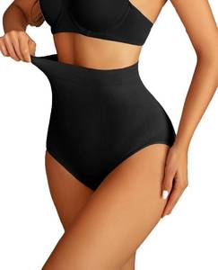 lot 3597 image: Avidlove Tummy Control Shapewear Womens High Waist Shaping Panties Girdle Slimming Thong Underwear Size Medium