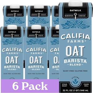 lot 3441 image: Califia Farms Oat Barista Blend Oat Milk - 1qt