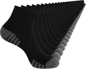 26 Pack Men & Women Ankle Socks - Bulk Athletic Unisex Quarter Breathable Thin Casual Basic Socks, Size 8-12/12-16