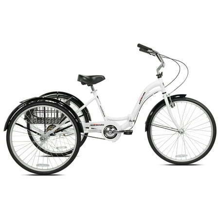 lot 4002 image: Kent 26  Alameda Folding Adult Trike  White - Retail $248
