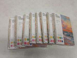 lot 6023 image: LOT OF EIGHT - 2026 Planner, Weekly and Monthly Calendar Planning Book, Jan 2026 - Dec 2026, Academic Agenda Planner for School Supplies and Office Desk Accessories - A5 (6.3 x 8.5)