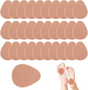 lot 2286 image: 30pcs Metatarsal Foot Pads for Women and Men, 0.2 Thick Felt Ball of Foot Cushion Soft Forefoot Cushion Pads Non Slip Sole Support for Pain Relief, Skin Color