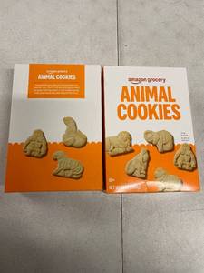 lot 2325 image: 2 Boxes Amazon Grocery, Animal Cookies, 13 Ozeach