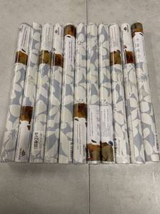 lot 8002 image: 11 ROLLS - of Heroad Floral Peel and Stick Wallpaper Boho Blue and Beige Contact Paper Self-Adhesive Removable Wall Paper for Cabinets Drawers Bedroom Bathroom Wall Decor Waterproof Vinyl Roll 17.3x78.7