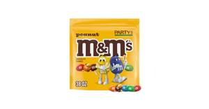 lot 2338 image: M&ampMs Peanut Chocolate Movie Night Candy, Party Size, 38 oz Bulk Bag