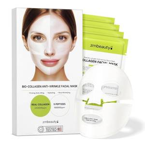 lot 8019 image: Collagen Face Masks, 4 Pack