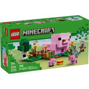 lot 8066 image: LEGO Minecraft The Baby Pig House Multi 238 pc