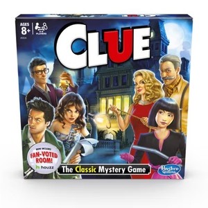 lot 8073 image: Hasbro Clue Game Board Game