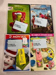 lot 8119 image: Set of 4 DVD Variety Pack