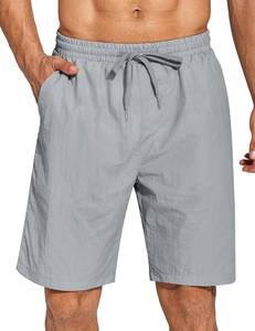 lot 8196 image: COOFANDY Mens Summer Beach Shorts Lightweight Elastic Waist Drawstring Casual Shorts with Pocket SIZE L