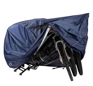 lot 8162 image: Navaris Bike Cover - Durable Water-Resistant Polyester - Cycle Covers for Outside and Inside Storage - Adjustable & Universal Outdoor Bicycle Rain Cover Accessories - Navy - Large