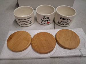 lot 8164 image: Set of Three Nurse Plant Pots