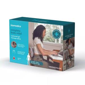 lot 8330 image: HoMedics Contoured Gel Massage Pillow