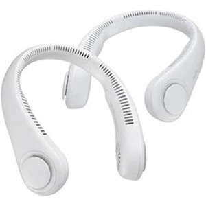 lot 8336 image: JISULIFE Portable Neck Fan, 2-pack