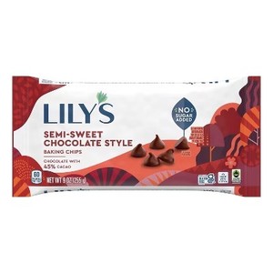 lot 8349 image: Lilys Semi-Sweet Chocolate Baking Chips -9oz