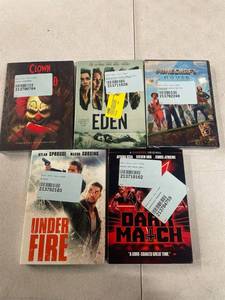 lot 8358 image: 5 DVD Variety Bundle