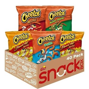 lot 8417 image: Cheetos Variety Pack Cheese Flavored Snack Chips, 1oz Bags, 40 Count Multipack