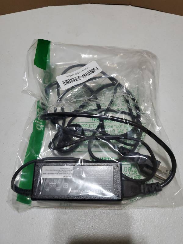 lot 34867 image: 65W USB C Laptop Charger Compatible with Dell Laptop and More USB Type C Power Adapter - Retail $10