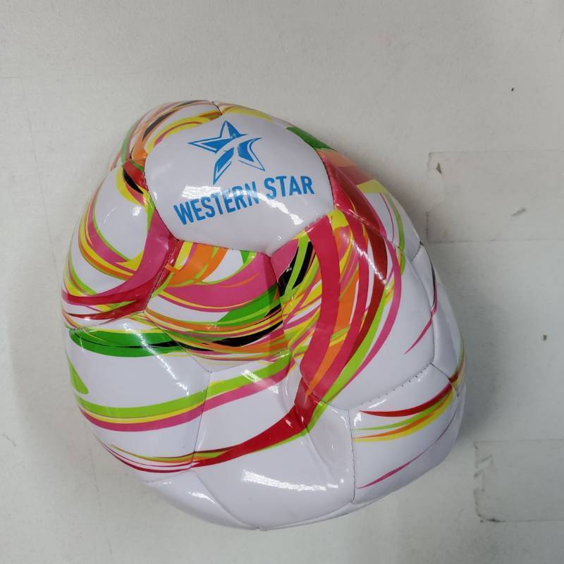 lot 14318 image: Western Star Soccer Ball - Official Match Weight - Youth & Adult Soccer Players - Attractive and Durable Design - Match Grade Soccer Ball (Gyroscope, 4) - Retail $24