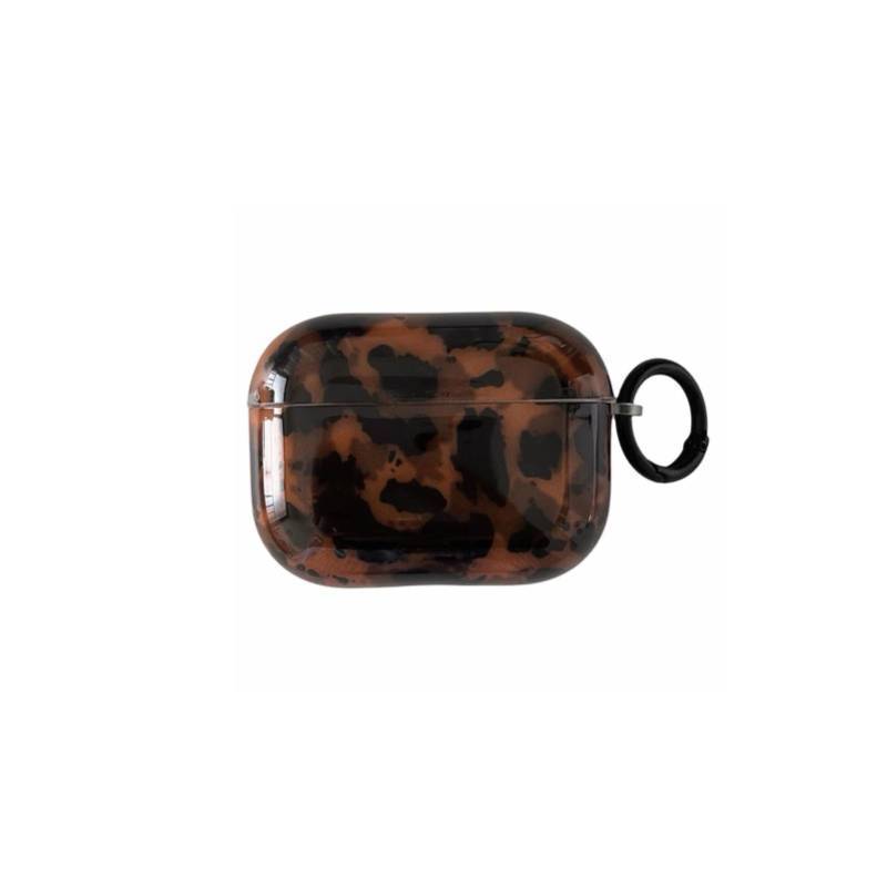 lot 14945 image: Leopard Cheetah Print Case for AirPods 3rd Generation(2021) with Keychain Tortoiseshell Animal Pattern Trendy Brown Cases with Lock for Cool Girls Women Men(for AirPods 3,Tortoise) - Retail $11