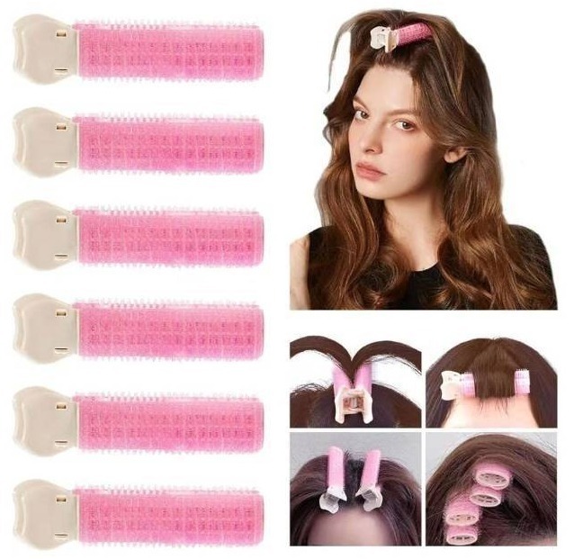 lot 15000 image: 20-Piece Pink Hair Volumizing Root Clips Set - Retail $8