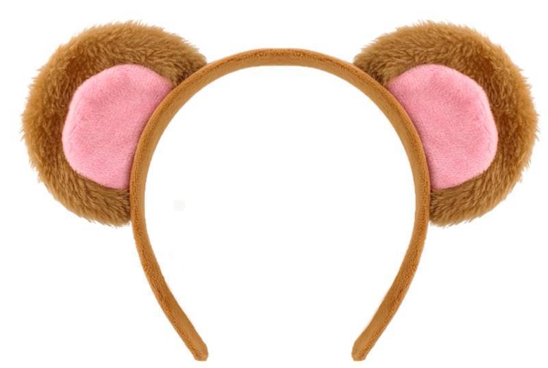 lot 15062 image: Fluffy Monkey Headband for Women Adult, Brown Monkey Ears Headband Adult, Funny Monkey Ears Accessories for Monkey Costume Women Halloween, Party, Not a Toy, For users aged 15 and Above. - Retail $6