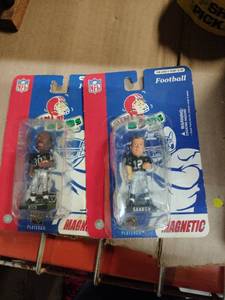 lot 25162 image: NFL Football Magnetic Bobble Heads - Rice & Gannon