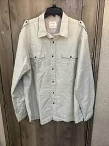 lot 25114 image: PD&C Long Sleeve Button Up Dress Shirt - L