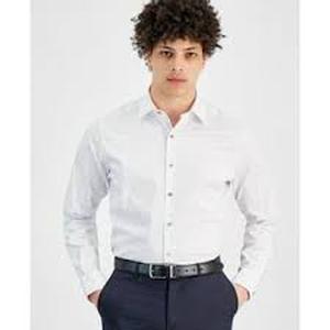 lot 25116 image: Milani Long Sleeve Button up Dress Shirt 15.5