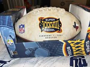 lot 25136 image: NFL Super Bowl XXXVIII Limited Edition Football