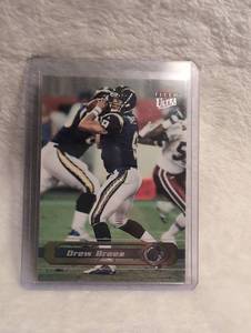 lot 1601 image: 2002 Fleer Ultra Drew Brees Chargers Card #157