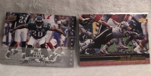 lot 1709 image: Upper Deck Brian Dawkins  Junior Seau - 2 ct