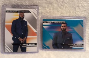 lot 1908 image: 2022 Upper Deck Goodwin Champions LeBron James Card Set - 2 ct