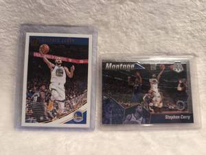 lot 1915 image: 2019-20 Panini Mosaic Stephen Curry Montage Insert Card - 2 ct