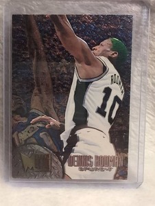 lot 1919 image: 1995-96 Fleer Dennis Rodman San Antonio Spurs Trading Card