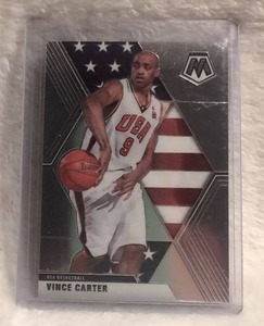 lot 1921 image: 2019-20 Panini Mosaic Vince Carter Team USA Basketball Card #258