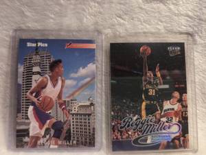 lot 1922 image: Reggie Miller Basketball Card Collection - Fleer and Star Pics Set
