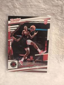 lot 1925 image: 2021-22 Panini Chronicles Prestige Scottie Barnes RC #59
