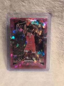 lot 1928 image: 2019-20 Panini Prizm James Harden Pink Parallel Card #107